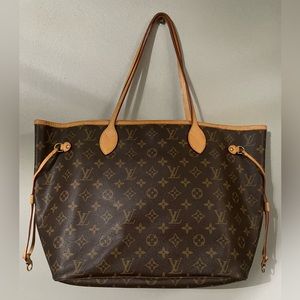 AUTHENTIC LOUIS VUITTON NEVERFULL MM Tote Purse Monogram 2013 San Diego USA.
